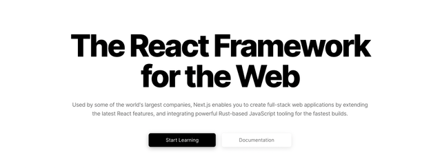 Next.JS Homepage